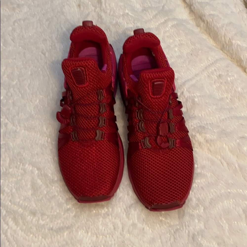 Red Nike sneakers